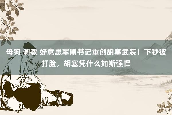 母狗 调教 好意思军刚书记重创胡塞武装！下秒被打脸，胡塞凭什么如斯强悍