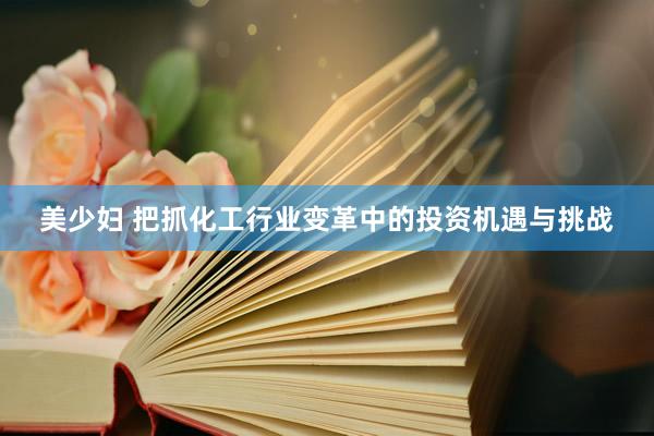 美少妇 把抓化工行业变革中的投资机遇与挑战