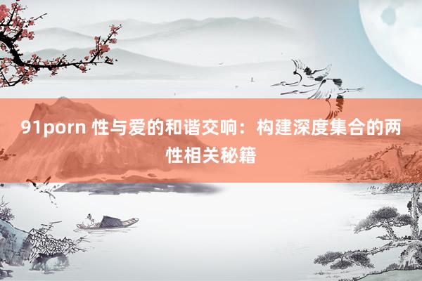 91porn 性与爱的和谐交响：构建深度集合的两性相关秘籍